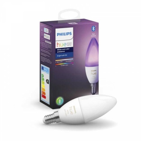 LED Prigušiva žarulja Philips Hue WHITE AND COLOR AMBIANCE B39 E14/5,3W/230V 2200K - 6500K