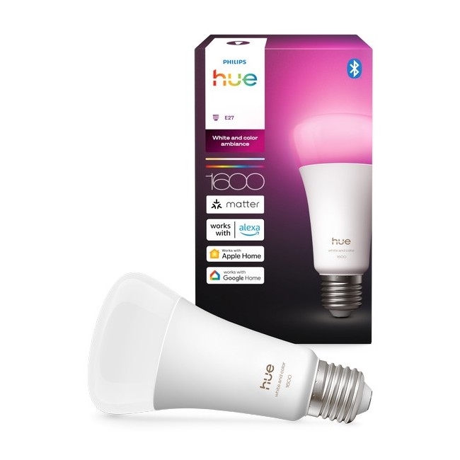 LED prigušiva žarulja Philips Hue WHITE AND COLOR AMBIANCE E27/11,8W/230V 1000-20000K