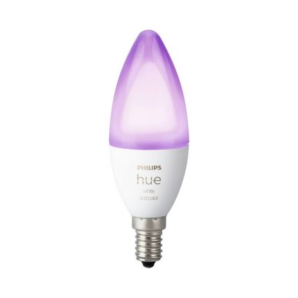 LED Prigušiva žarulja Philips Hue WHITE AND COLOR AMBIANCE B39 E14/5,3W/230V 2200K - 6500K