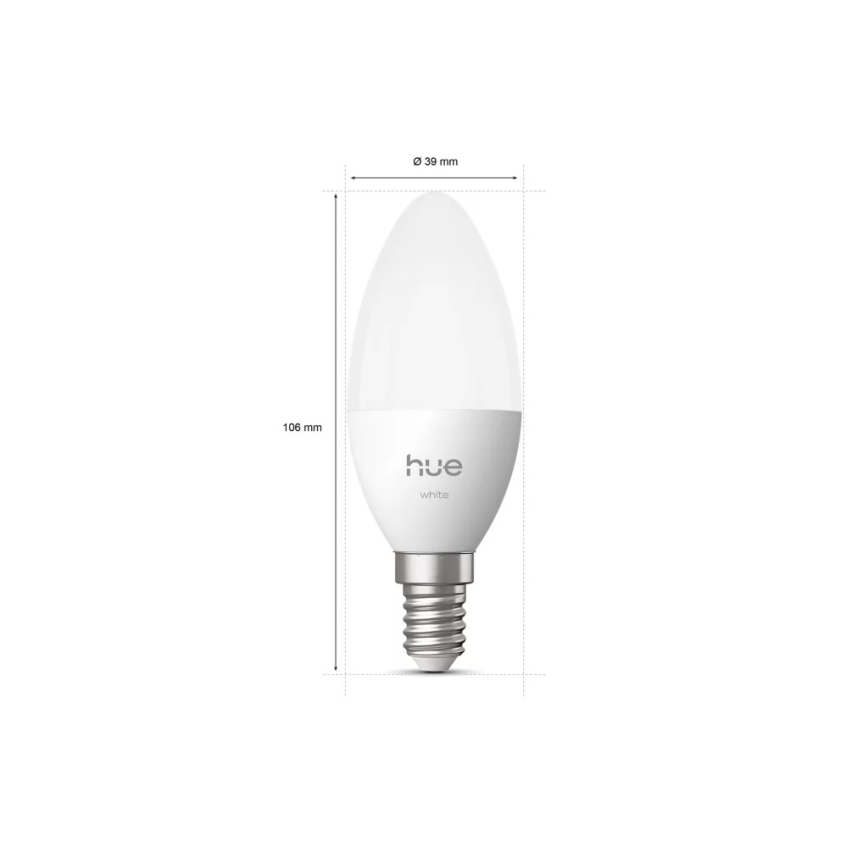 LED prigušiva žarulja Philips Hue White B39 E14/3,9W/230V 2700K
