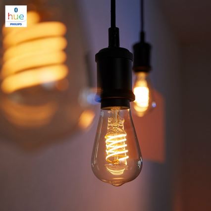 LED Žarulja za prigušivanje Philips HUE WHITE FILAMENT ST64 E27/7W/230V