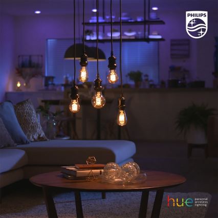 LED Prigušiva žarulja Philips Hue WHITE FILAMENT ST64 E27/7W/230V 2100K