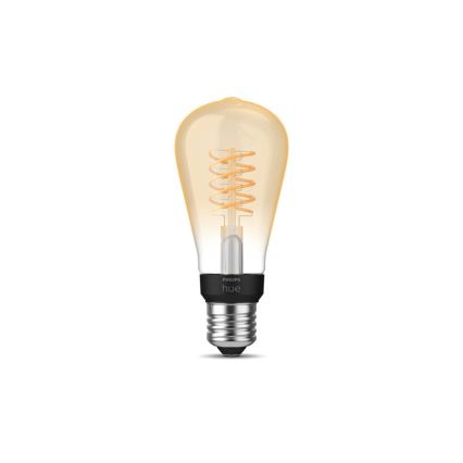 LED Prigušiva žarulja Philips Hue WHITE FILAMENT ST64 E27/7W/230V 2100K