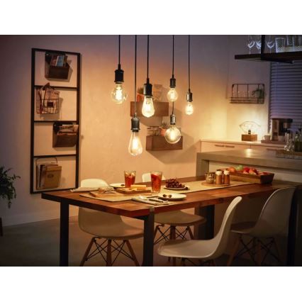 LED Prigušiva žarulja Philips Hue WHITE FILAMENT ST72 E27/7W/230V 2100K