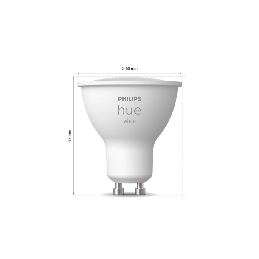 LED Prigušiva žarulja Philips Hue WHITE GU10/4,2W/230V 2700K