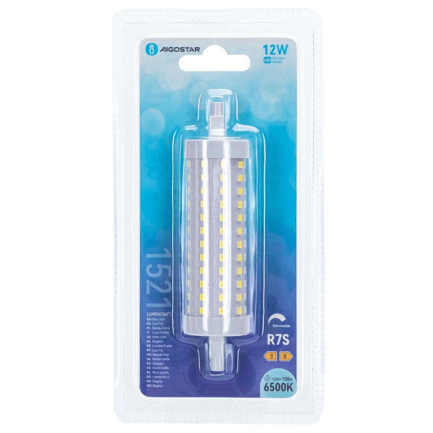 LED Prigušiva žarulja R7s/12W/230V 6500K - Aigostar