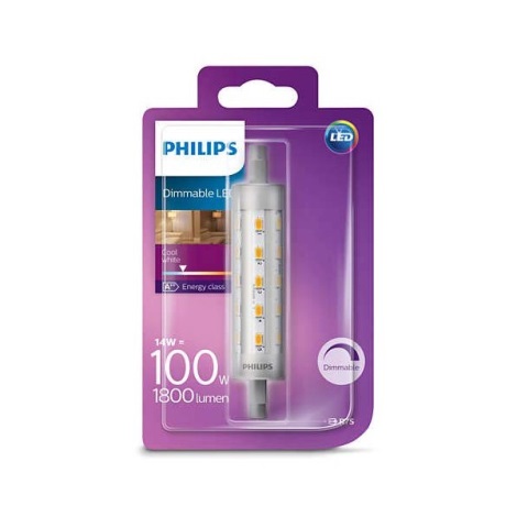 LED Prigušiva žarulja R7s/14W/230V - Philips 118 mm