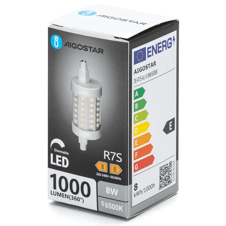 LED Prigušiva žarulja R7s/8W/230V 6500K - Aigostar
