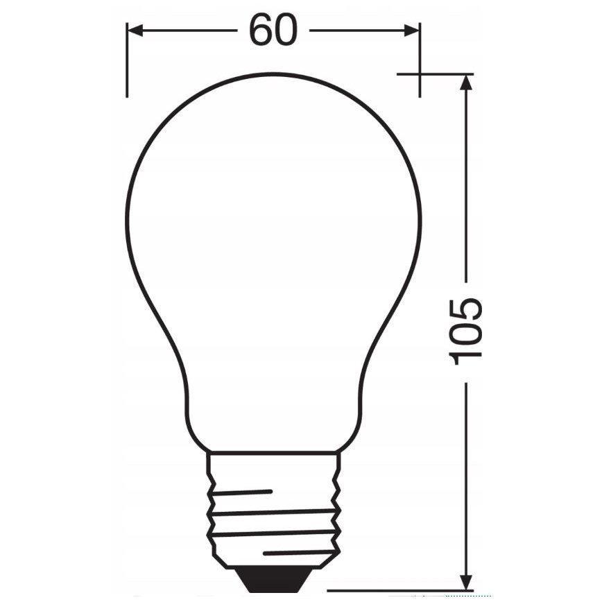 LED Prigušiva žarulja RETROFIT A60 E27/11W/230V 4000K - Osram