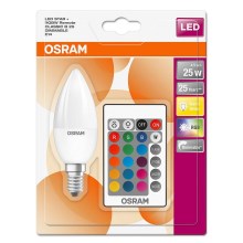 LED prigušiva žarulja RGB STAR E14/4,5W/230V 2700K – Osram