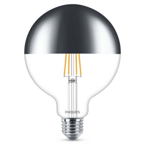 LED Prigušiva žarulja sa zrcalnom kalotom MODERN Philips E27/8W/230V 2700K