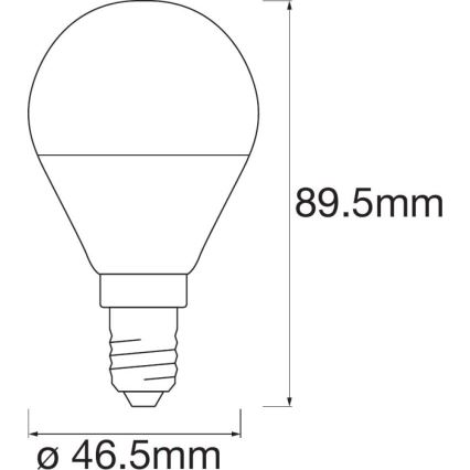 LED Prigušiva žarulja SMART+ E14/5W/230V 2700K Wi-Fi - Ledvance