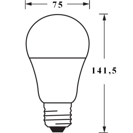 LED Prigušiva žarulja SMART+ E27/14W/230V 2700K-6500K Wi-Fi - Ledvance