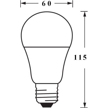 LED Prigušiva žarulja SMART+ E27/9,5W/230V 2700K-6500K Wi-Fi - Ledvance