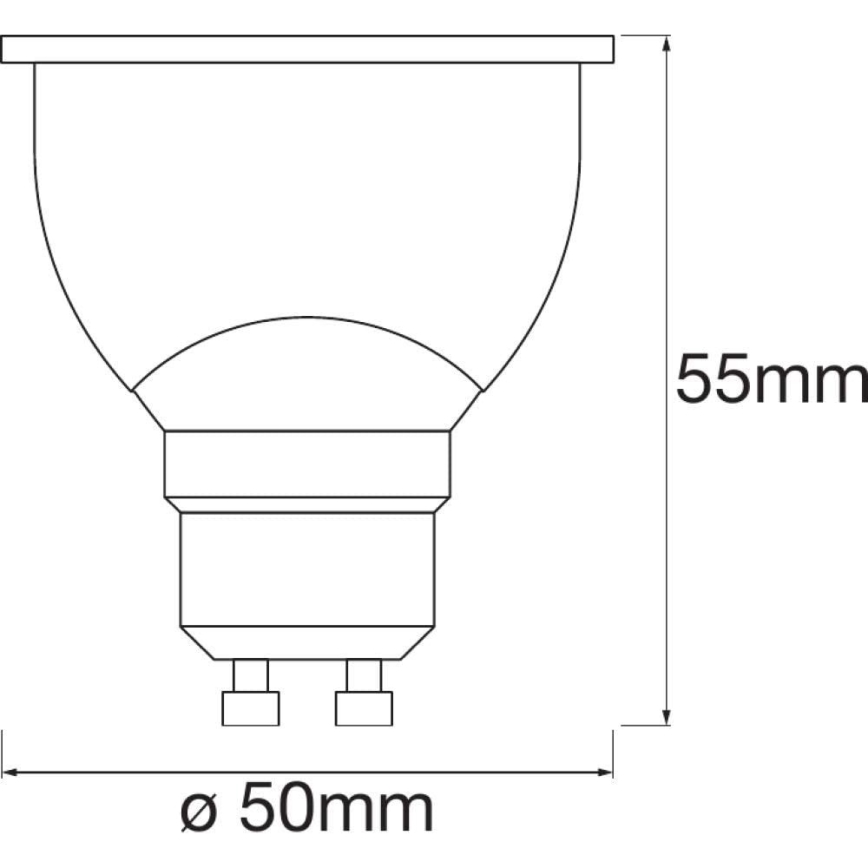 LED Prigušiva žarulja SMART+ GU10/5W/230V 2700K-6500K Wi-Fi - Ledvance