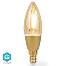 LED Prigušiva žarulja Smartlife E14/4,9W/230V 1800-3000K Wi-Fi Tuya