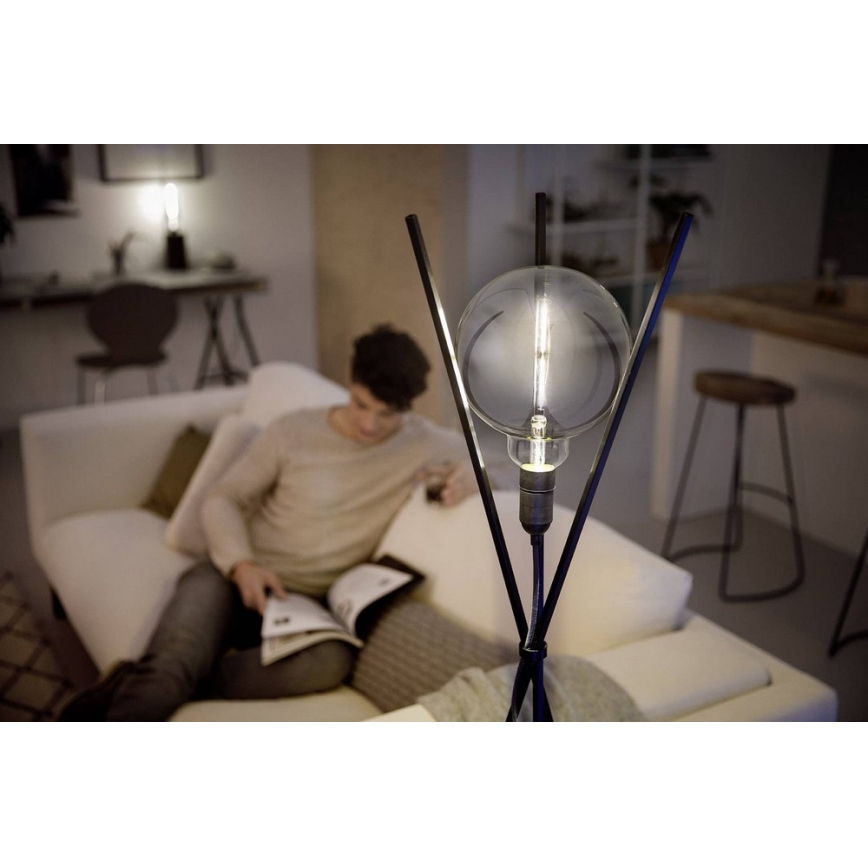 LED prigušiva žarulja SMOKY VINTAGE Philips G200 E27/6,5W/230V 4000K