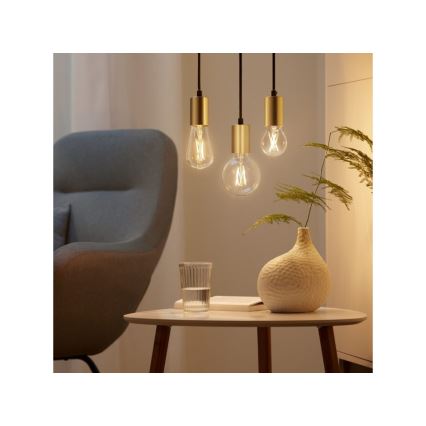 LED Prigušiva žarulja FILAMENT ST64 E27/6,7W/230V 2700-6500K CRI 90 Wi-Fi - WiZ