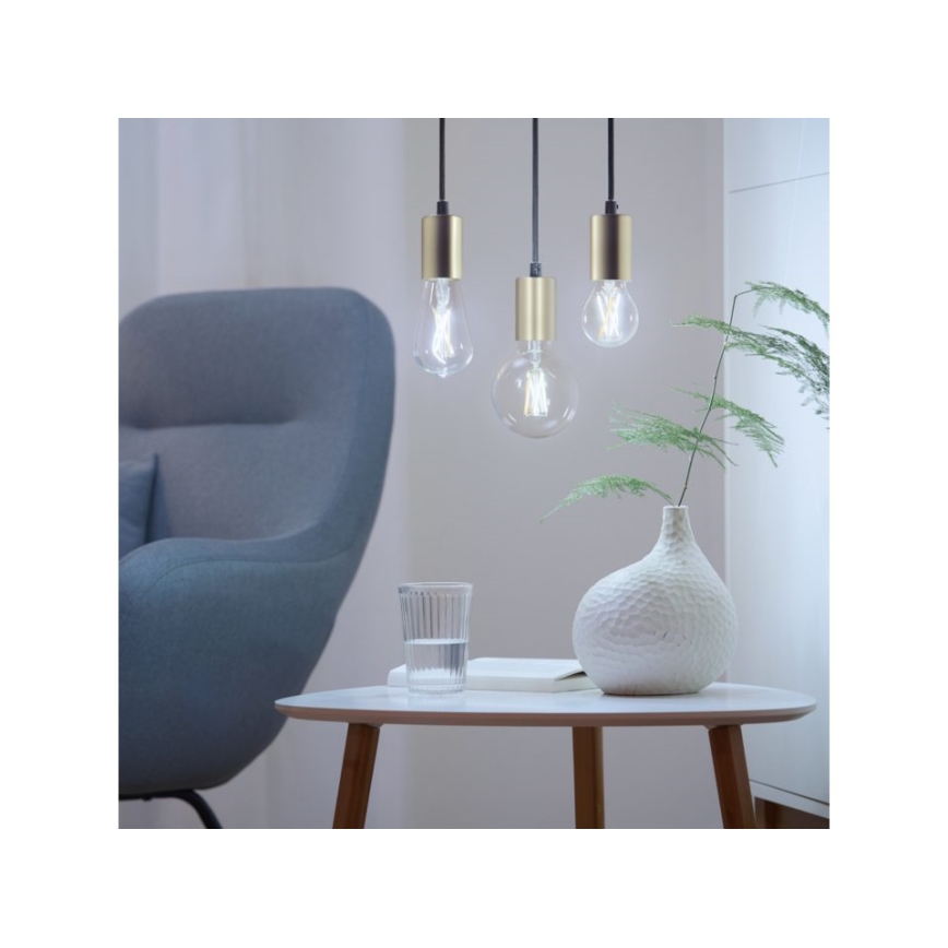 LED Prigušiva žarulja FILAMENT ST64 E27/6,7W/230V 2700-6500K CRI 90 Wi-Fi - WiZ