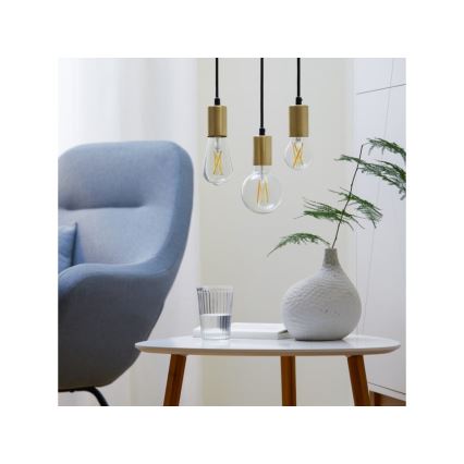 LED Prigušiva žarulja FILAMENT ST64 E27/6,7W/230V 2700-6500K CRI 90 Wi-Fi - WiZ