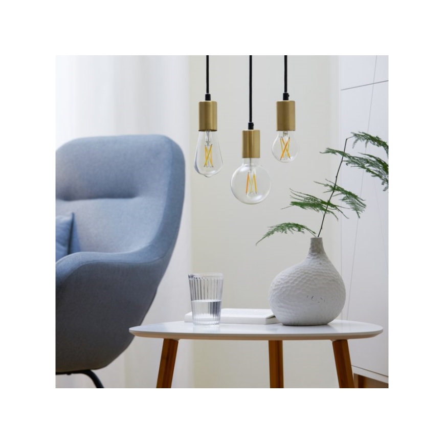 LED Prigušiva žarulja FILAMENT ST64 E27/6,7W/230V 2700-6500K CRI 90 Wi-Fi - WiZ
