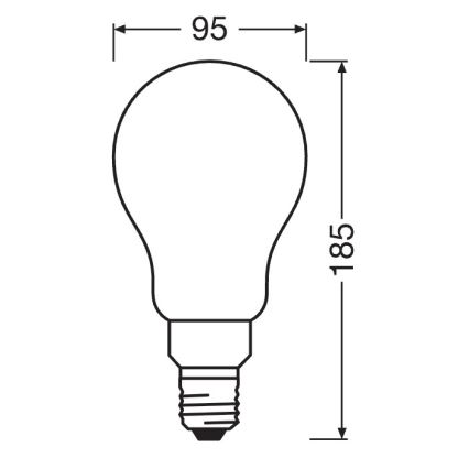 LED prigušiva žarulja STAR E27/24W/230V 4000K - Osram