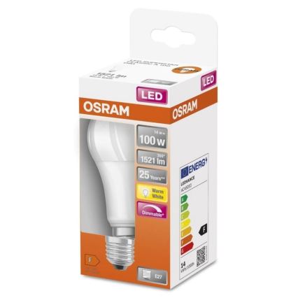 LED Prigušiva žarulja SUPERSTAR E27/14W/230V 2700K - Osram