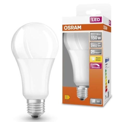 LED Prigušiva žarulja SUPERSTAR E27/20W/230V 2700K - Osram