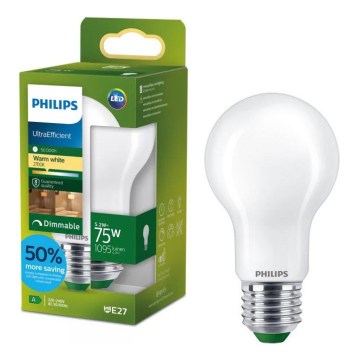 LED Prigušiva žarulja ULTRAEFFICIENT Philips A60 E27/5,2W/230V 2700K