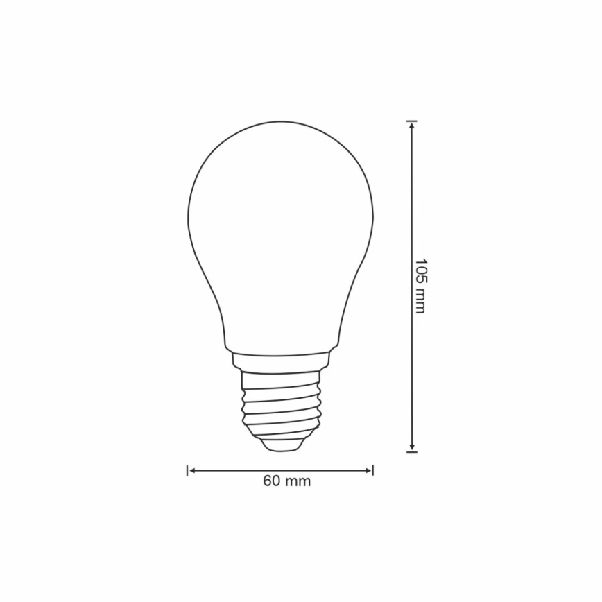 LED Prigušiva žarulja VINTAGE A60 E27/7W/230V 2700-6500K Wi-fi Tuya