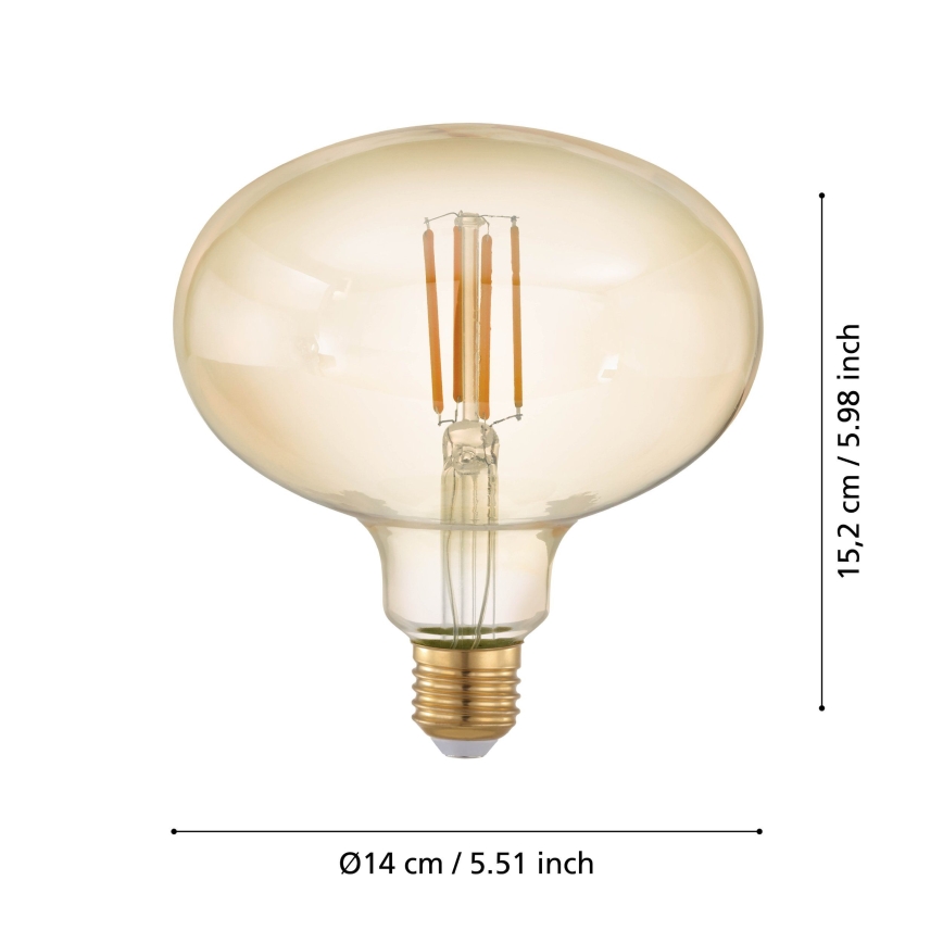 LED Prigušiva žarulja VINTAGE E27/4W/230V 2200K - Eglo 12596