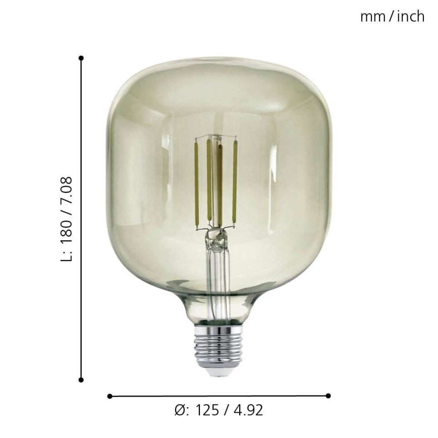 LED Prigušiva žarulja VINTAGE E27/4W/230V 3000K  - Eglo 12597