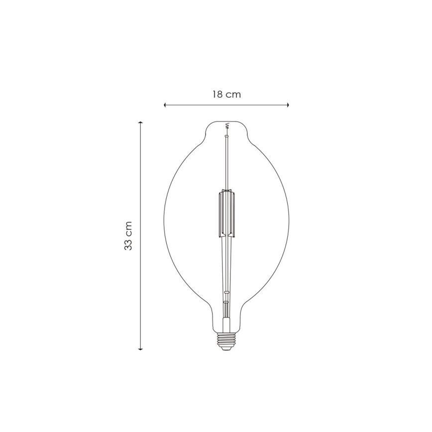 LED Prigušiva žarulja VINTAGE EDISON E27/4W/230V 3000K