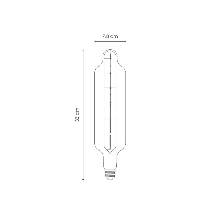 LED Prigušiva žarulja VINTAGE EDISON E27/5W/230V 1800K