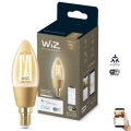 LED Prigušiva žarulja VINTAGE FILAMENT C35 E14/4,9W/230V 2000-5000K CRI 90 Wi-Fi - WiZ