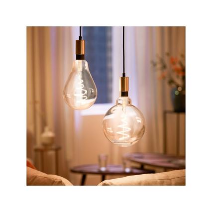 LED Prigušiva žarulja VINTAGE FILAMENT G200 E27/6W/230V 2000-5000K CRI 90 Wi-Fi - WiZ