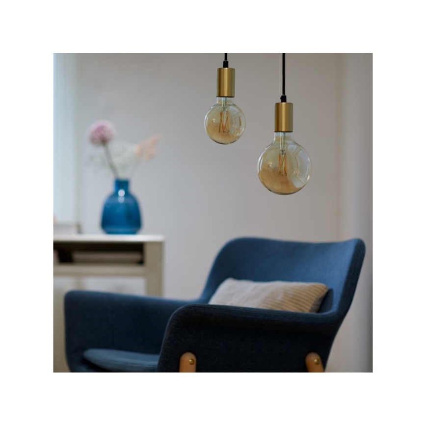 LED Prigušiva žarulja VINTAGE FILAMENT G95 E27/6,7W/230V 2000-5000K CRI 90 Wi-Fi - WiZ