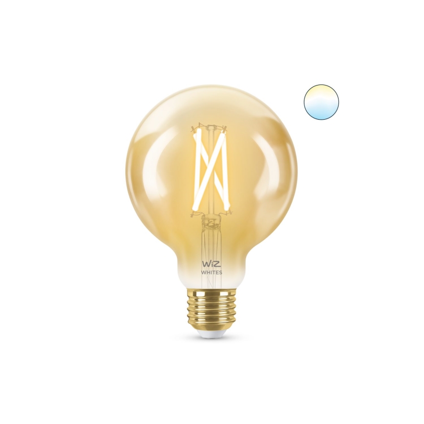 LED Prigušiva žarulja VINTAGE FILAMENT G95 E27/6,7W/230V 2000-5000K CRI 90 Wi-Fi - WiZ