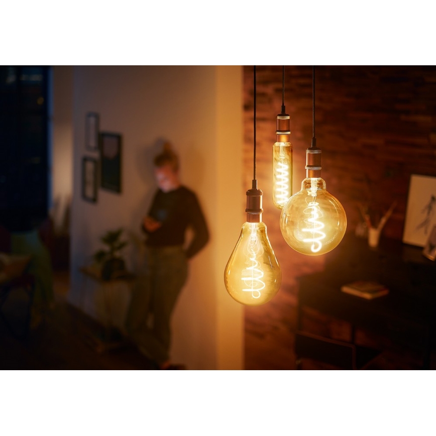 LED prigušiva žarulja VINTAGE Philips A160 E27/6,5W/230V 2000K