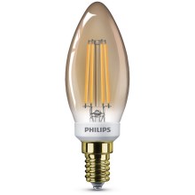 LED prigušiva žarulja VINTAGE Philips B35 E14/5W/230V 2200K
