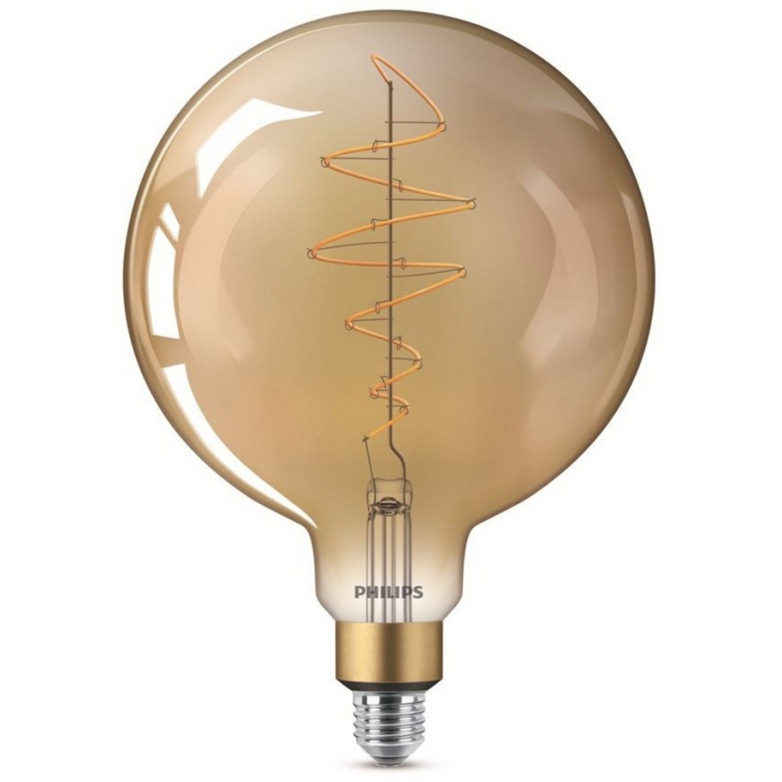 LED Prigušiva žarulja VINTAGE Philips G200 E27/7W/230V 2000K