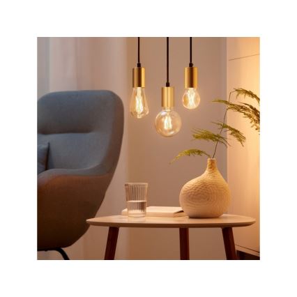 LED Prigušiva žarulja VINTAGE FILAMENT ST64 E27/7W/230V 2000-5000K CRI 90 Wi-Fi - WiZ