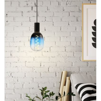 LED prigušiva žarulja VINTAGE T120 E27/4W/230V 2000K plava - Eglo 110224