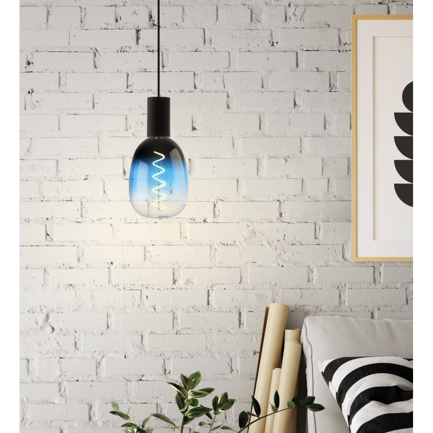 LED prigušiva žarulja VINTAGE T120 E27/4W/230V 2000K plava - Eglo 110224