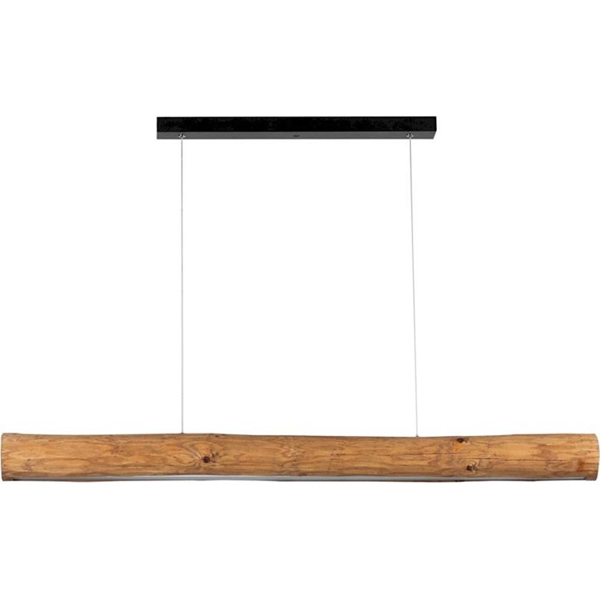 LED prigušivač luster na užetu LUCAS LED/33W/230V borovina