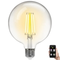 LED prigušivača žarulja FILAMENT MESH Smart G125 E27/6W/230V 2700-6500K - Aigostar