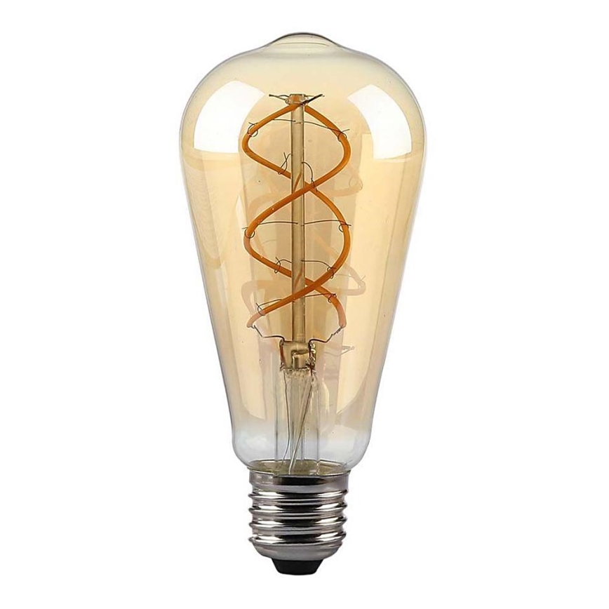 LED prigušivača žarulja FILAMENT ST64 E27/4,8W/230V 1800K