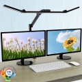 LED prigušivačka dodirna fleksibilna stolna lampa LED/24W/230V 3000-6500K CRI 92 crna