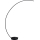 LED prigušivačka podna lampa LED/28W/230V 3000-6500K + daljinski upravljač