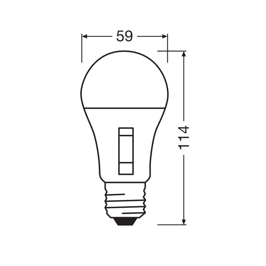 LED prigušivačka žarulja CLASSIC A60 E27/13W/230V 2700/3000/4000/6500K - Osram